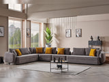 Toscana Modular Sectional Sofa Grey by Furnia at Eve Furniture