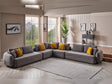 Toscana Modular Sectional Sofa Grey by Furnia at Eve Furniture