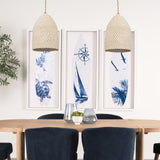 Tosha 1-Light Cotton Rope Bell Pendant by Mercana at Eve Furniture