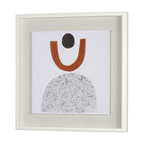Tota I by Victoria Borges a Hand Embellished Textured Framed Art Print Matted under Glass by Mercana at Eve Furniture