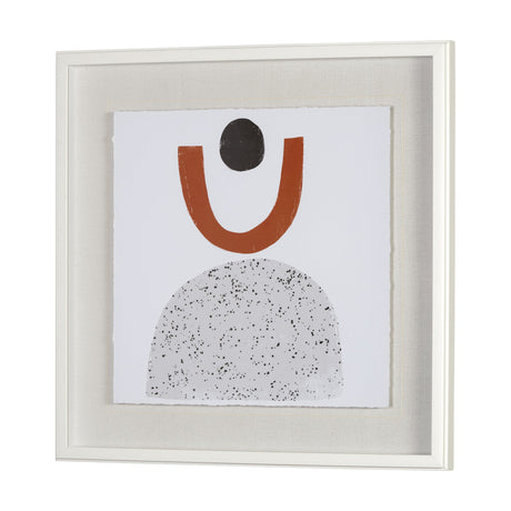 Tota I by Victoria Borges a Hand Embellished Textured Framed Art Print Matted under Glass by Mercana at Eve Furniture