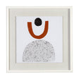 Tota I by Victoria Borges a Hand Embellished Textured Framed Art Print Matted under Glass by Mercana at Eve Furniture