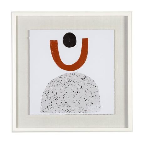 Tota I by Victoria Borges a Hand Embellished Textured Framed Art Print Matted under Glass by Mercana at Eve Furniture