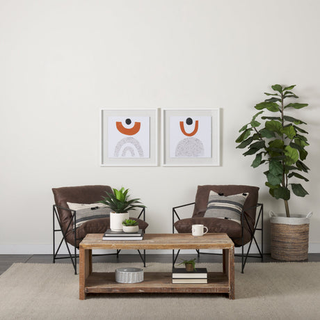 Tota II by Victoria Borges a Hand Embellished Textured Framed Art Print Matted under Glass by Mercana at Eve Furniture