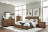 Totes English Walnut Full Platform Bed by Modus Furniture at Eve Furniture