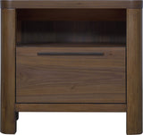 Totes English Walnut One Drawer Nightstand by Modus Furniture at Eve Furniture