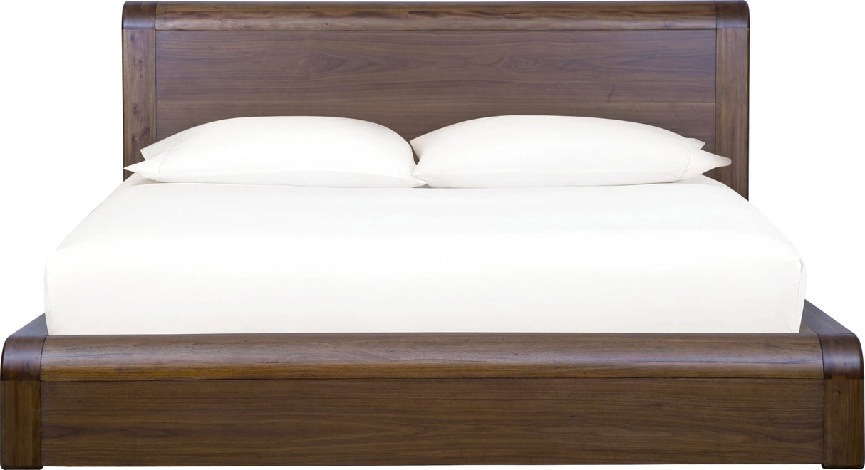 Totes English Walnut Queen Platform Bed by Modus Furniture at Eve Furniture