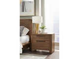 Totes English Walnut Two Drawer Nightstand by Modus Furniture at Eve Furniture