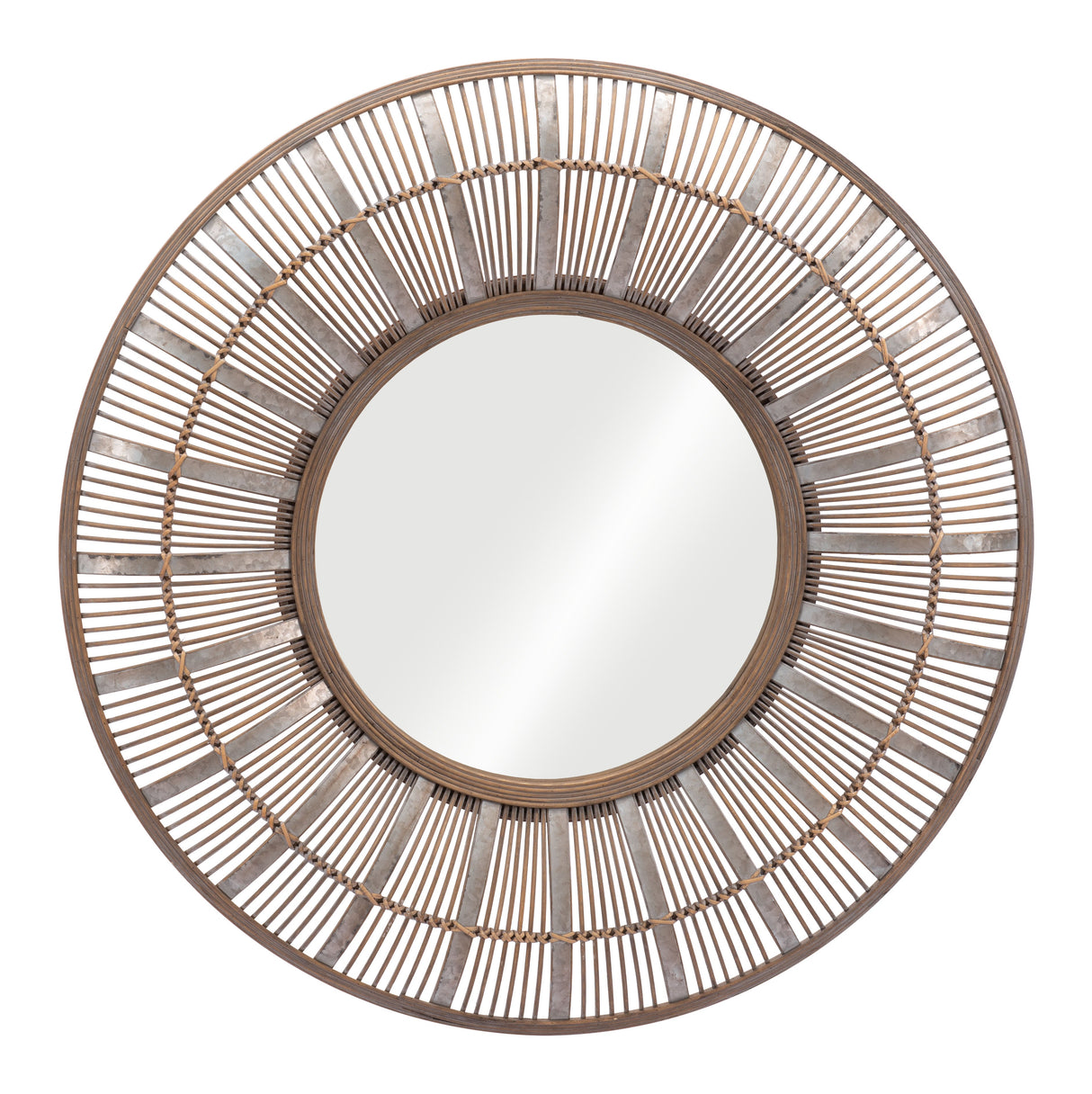Toto Antique Brown Mirror by Zuomod at Eve Furniture