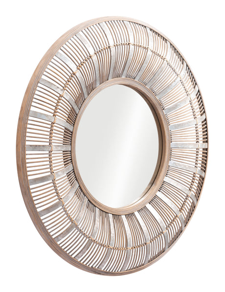 Toto Antique Brown Mirror by Zuomod at Eve Furniture