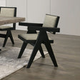 Tottenham Black Arm Chair Set of 2 by Furniture of America at Eve Furniture