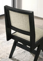 Tottenham Black Side Chair by Furniture of America at Eve Furniture