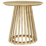 Touhy Natural Mango 2-Piece Round Coffee and End Table Set by Coaster at Eve Furniture