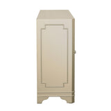 Toula Smoke/Champagne 4-Door Accent Cabinet