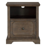 Toulon Dark Oak File Cabinet by Homelegance at Eve Furniture