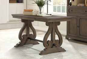 Toulon Dark Oak Writing Desk by Homelegance at Eve Furniture