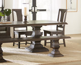 Nimes 80" Bench in Vintage Brown by Home Trends & Design at Eve Furniture