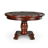 Tournament, Game Table and Chairs, 6-Piece, Brown(Table & 4 Side Chairs) by Steve Silver at Eve Furniture