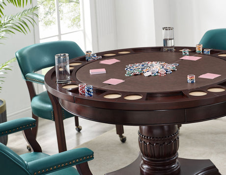 Tournament Game Table and Chairs, 6-Piece, Gray(Table & 4 Chairs)