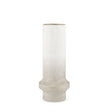 Tovah Medium Textured White w/ Gold Metal Vase by Mercana at Eve Furniture