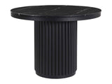 Tower Black Marble Dining Table