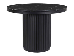 Tower Black Marble Dining Table