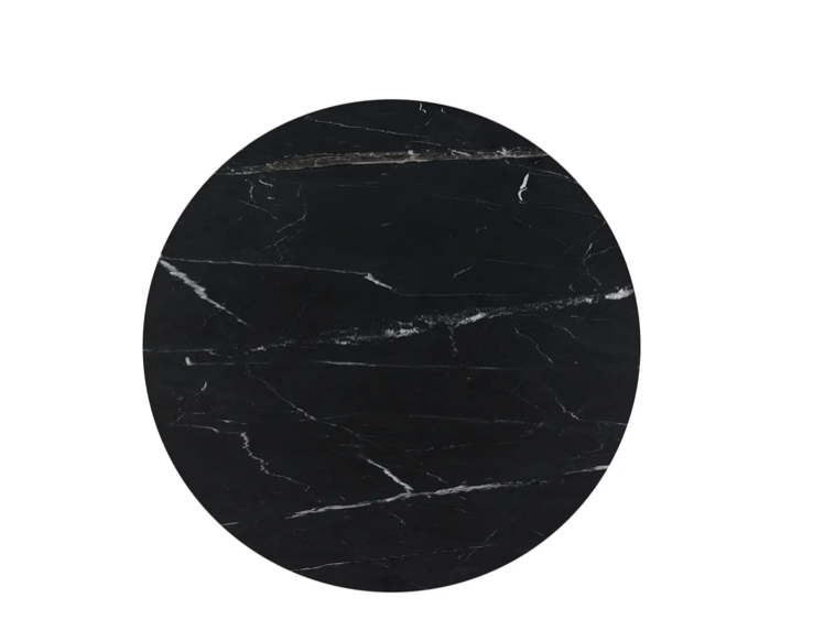 Tower Dining Table - Black Marble by Moe's Home at Eve Furniture
