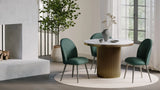 Tower Dining Table - White Marble by Moe's Home at Eve Furniture