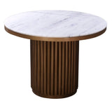 Tower Dining Table - White Marble by Moe's Home at Eve Furniture