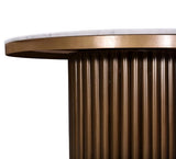 Tower Dining Table - White Marble by Moe's Home at Eve Furniture