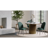Tower White Marble Dining Table by Moe's Home at Eve Furniture