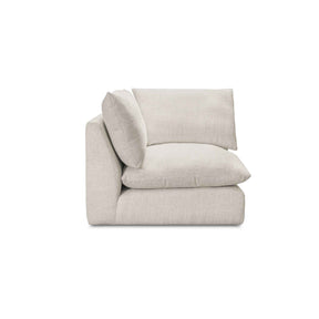 Townes Flecked Ecru Corner Chair by Moe's Home at Eve Furniture