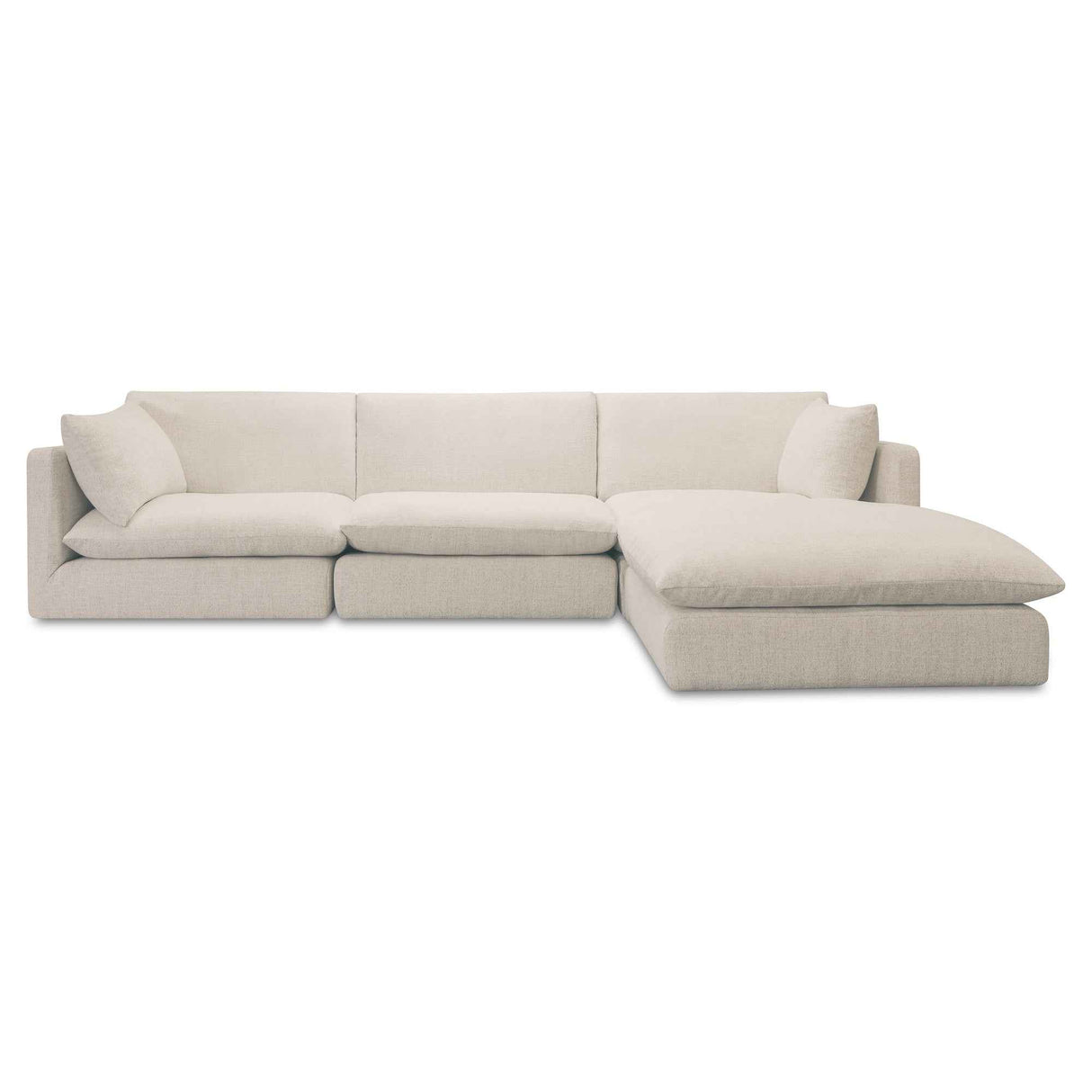 Townes Flecked Ecru Lounge Modular Sectional by Moe's Home at Eve Furniture