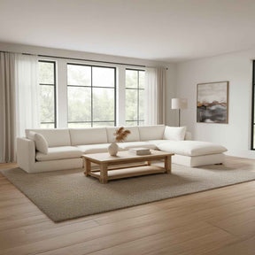 Townes Flecked Ecru Lounge Modular Sectional by Moe's Home at Eve Furniture