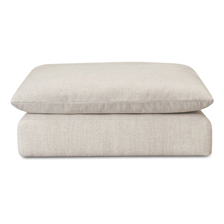 Townes Flecked Ecru Ottoman by MOES at Eve Furniture