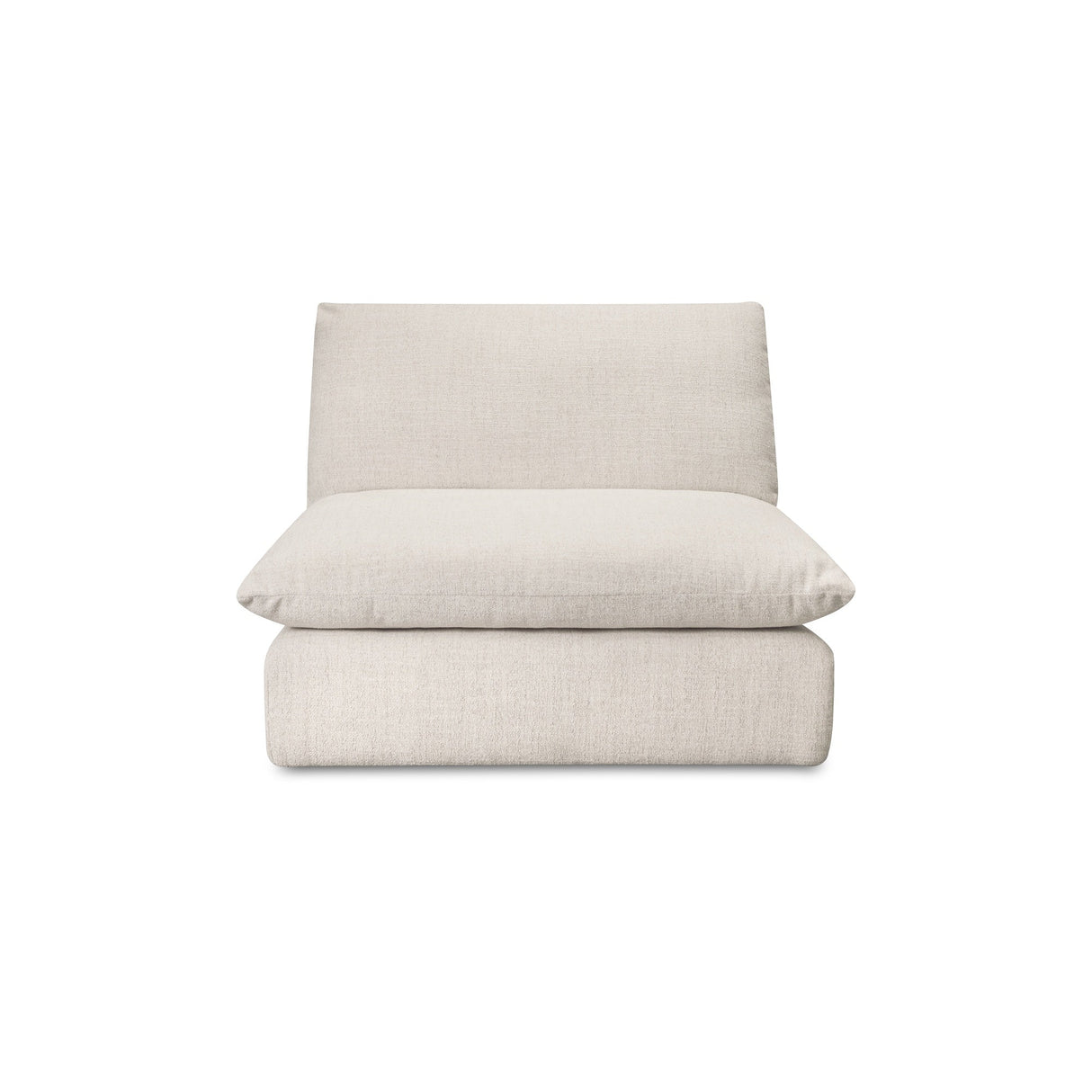 Townes Flecked Ecru Slipper Chair by MOES at Eve Furniture