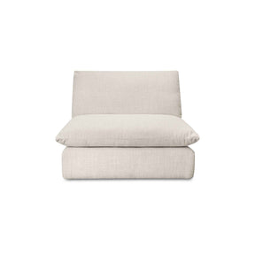 Townes Flecked Ecru Slipper Chair by Moe's Home at Eve Furniture