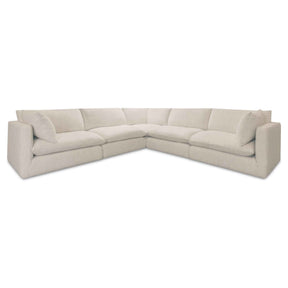Townes Flecked White Classic L Modular Sectional by Moe's Home at Eve Furniture