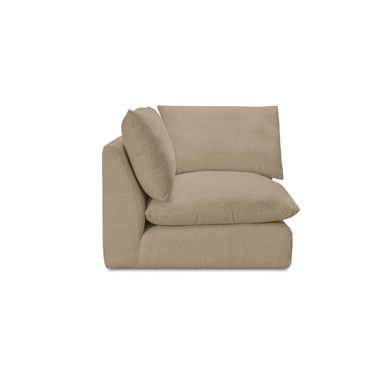 Townes Sand Corner Chair by MOES at Eve Furniture