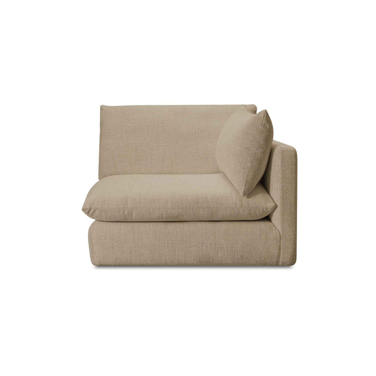 Townes Sand Left Arm Facing Chair by Moe's Home at Eve Furniture