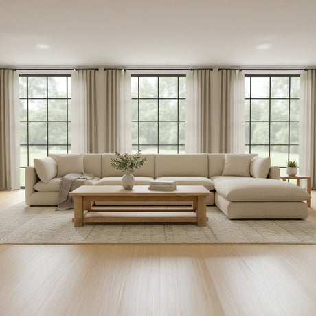 Townes Sand Lounge Modular Sectional by MOES at Eve Furniture