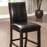 Townsend Brown Cherry Counter Height Chair Set of 2 by Furniture of America at Eve Furniture