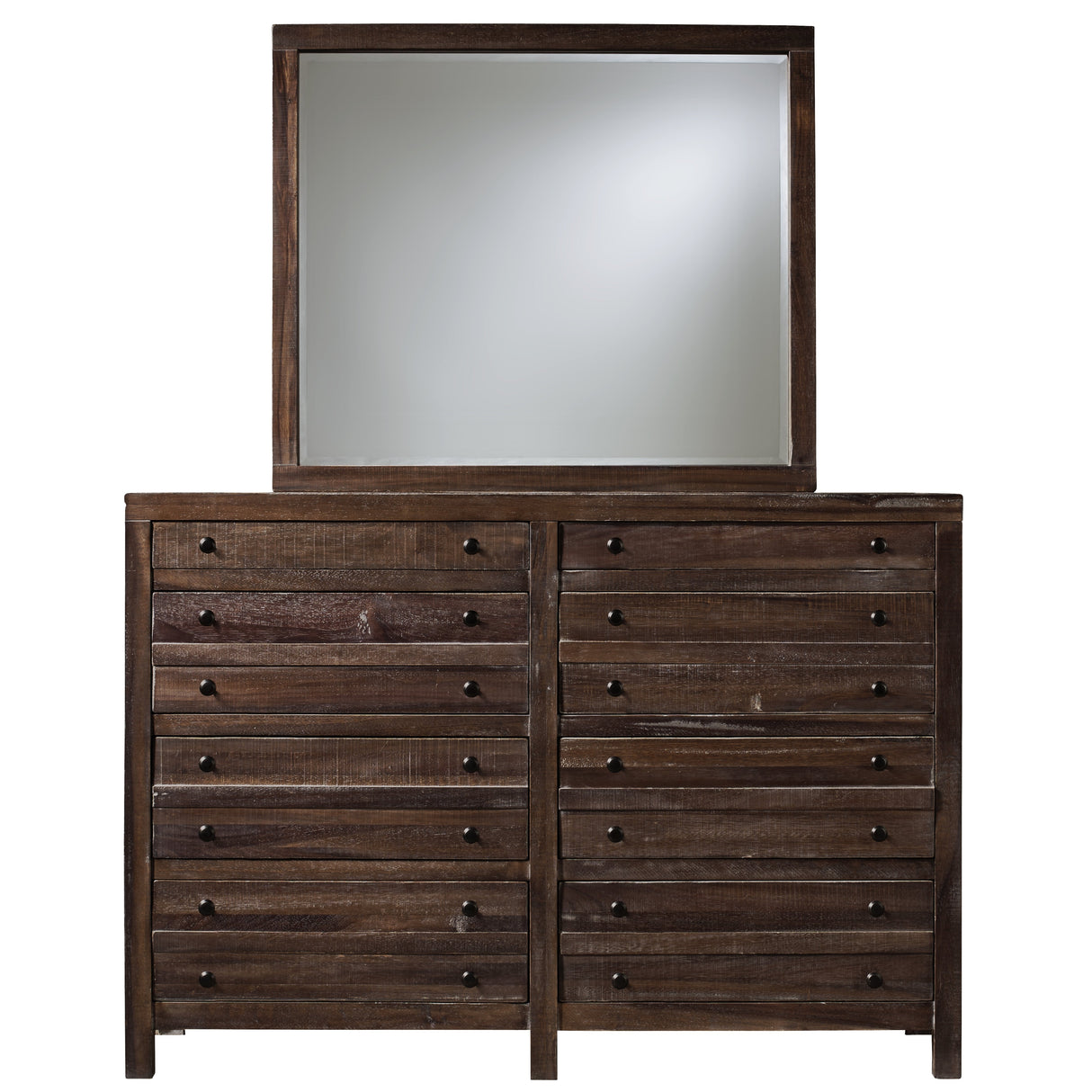 Townsend Eight Drawer Solid Wood Dresser in Java by Modus Furniture at Eve Furniture