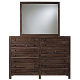 Townsend Eight Drawer Solid Wood Dresser in Java by Modus Furniture at Eve Furniture