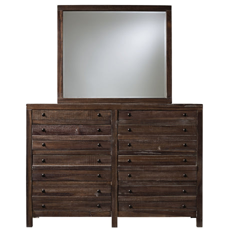 Townsend Eight Drawer Solid Wood Dresser in Java by Modus Furniture at Eve Furniture