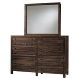 Townsend Eight Drawer Solid Wood Dresser in Java by Modus Furniture at Eve Furniture
