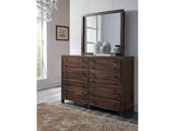 Townsend Eight Drawer Solid Wood Dresser in Java by Modus Furniture at Eve Furniture