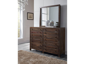 Townsend Eight Drawer Solid Wood Dresser in Java by Modus Furniture at Eve Furniture