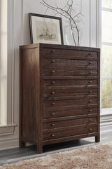Townsend Java Five Drawer Solid Wood Chest by Modus Furniture at Eve Furniture