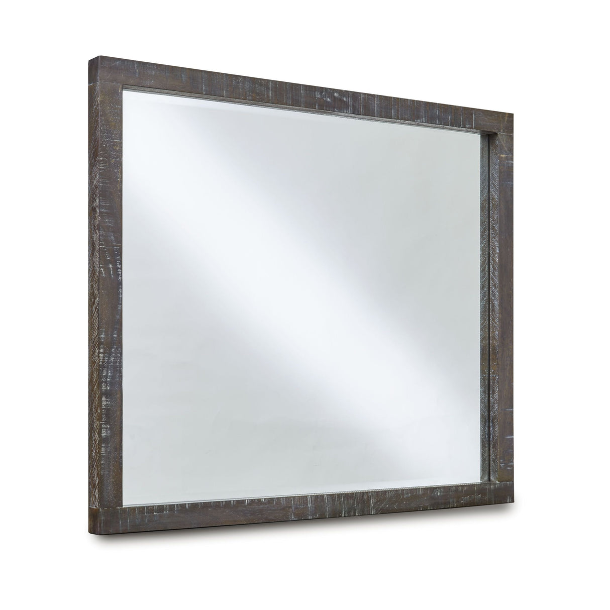 Townsend Solid Wood Beveled Glass Mirror in Gunmetal by Modus Furniture at Eve Furniture